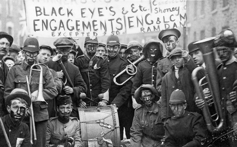 Carnival Jazz Band (b/w photo)