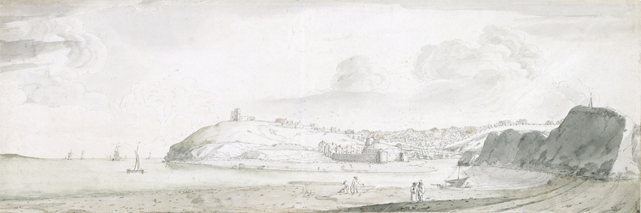 Tenby, 1678 (pen & ink and wash on paper)