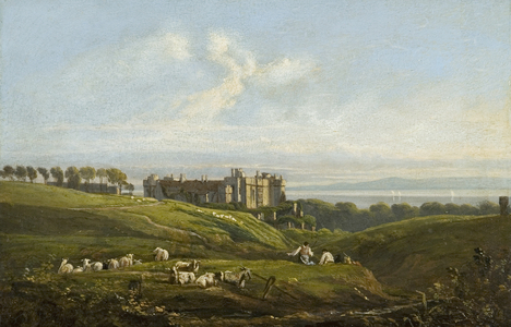 St. Donat's Castle, 1820 (oil on panel)