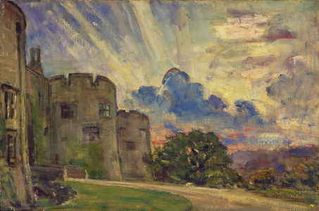 Chirk Castle (oil on canvas)