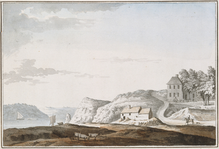 Aust Passage, Gloucestershire (w/c & bodycolour on paper)