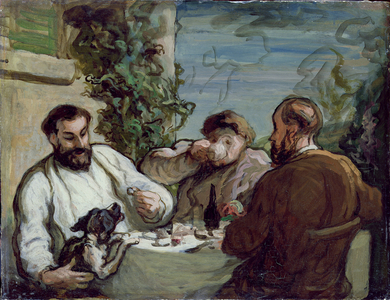 Lunch in the Country, 1868 (oil on board)