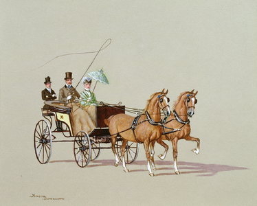 Spider Phaeton, 1972 (gouache on paper)