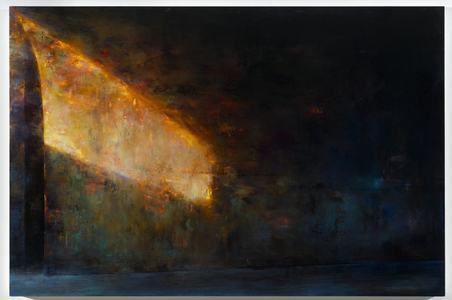 Peachy Garden, 2009 (egg tempera on gesso panel)