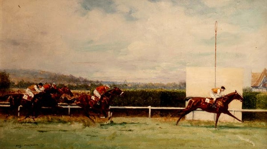 "Mon Talisman" Crossing the Winning Line