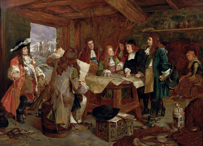 A Council of War - William, Prince of Orange and his Aides after Landing at Torbay, 5th November, 1688