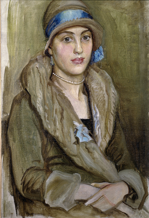 Portrait of a Lady (oil on canvas)