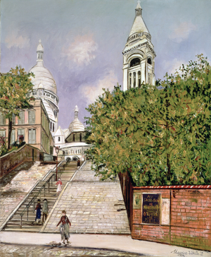 The Steps of the Sacre-Coeur, Montmartre, 1930