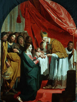The Presentation in the temple (panel)