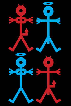 Angel Devil Icon, 2005 (digital)