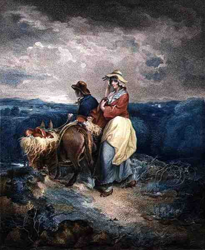 The Itinerant Potters, engraved by John Whessell (c.1760-1823), pub. by T. Simpson and Darling & Thompson, 1797 (stipple engraving) (pair of 125529)