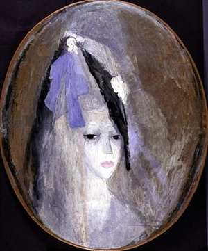 The Spanish Girl (oil on paper)