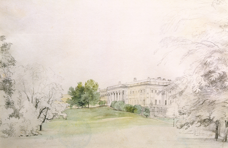 Razumovsky Palace (pencil & w/c)