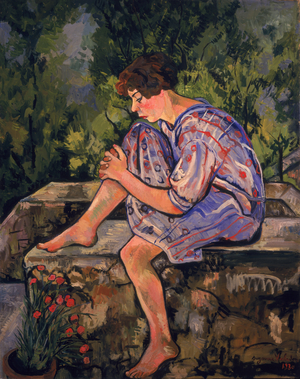 Seated Young Woman, 1930 (oil on canvas)