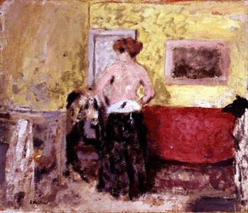 Woman Undressing, c.1905 (oil on canvas)