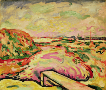 The Estuary of Antwerp, 1906 (oil on canvas)