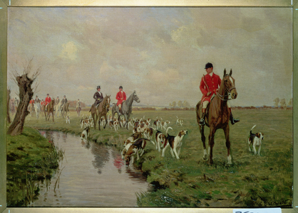 Hunt in Good Weather, 1920s (oil on canvas)