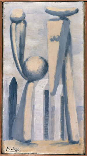 On the Beach, 1929 (oil on canvas)