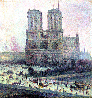 Notre-Dame, Paris, 1900-01 (oil on canvas)