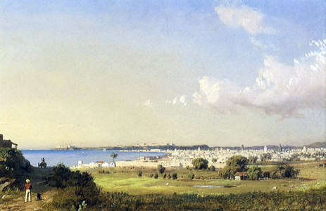 Havana Bay, Cuba. c.1854-61 (oil on canvas)