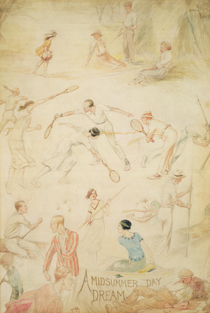 A Midsummer Day Dream, c.1930 (w/c on paper)
