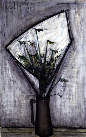 Vase of Flowers, 1956 (oil on canvas)