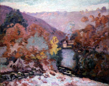 Landscape at La Creuse, Brittany, c.1910 (oil on canvas)
