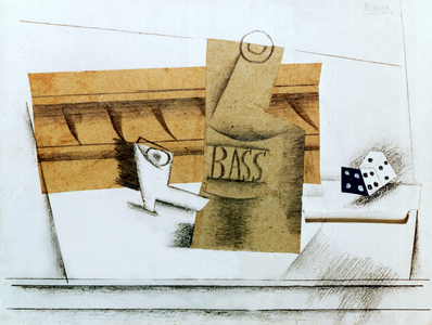 Pipe and Bottle of Bass, 1913-14 (oil on canvas)