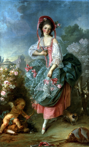 Portrait of Mademoiselle Guimard as Terpsichore, c.1799 (oil on canvas)