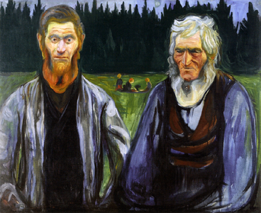 Father and Son, c.1904 (oil on canvas)
