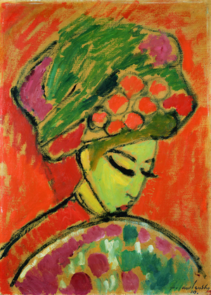 The Turban, 1910 (oil on board)