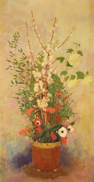 Flowers, c.1905-6 (oil on canvas)