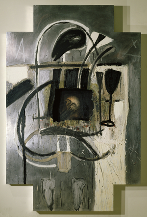 Untitled, 1988 (mixed media on wood)