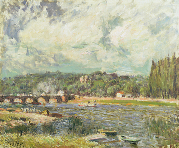 The Bridge at Sevres, c.1877 (oil on canvas)
