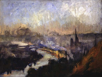 St. Catherine Mountain (oil on canvas)