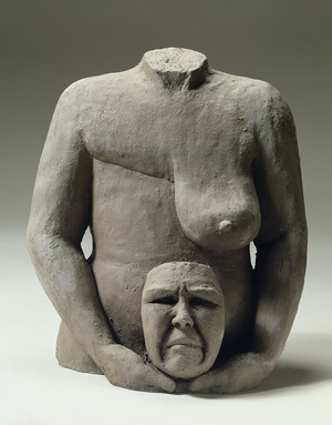 Self Portrait, 1989 (black clay)