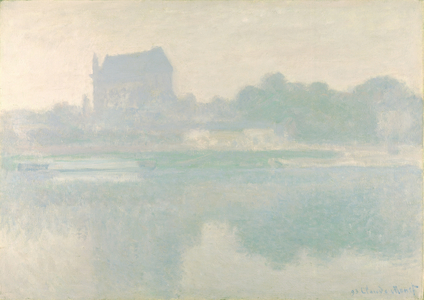 The Church of Vernon, Brouillard, 1894 (oil on canvas)