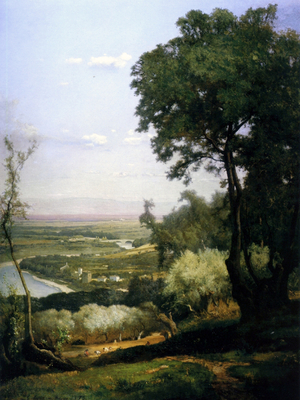 View of Perugia, Italy, 1872 (oil on canvas)
