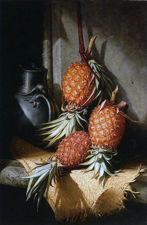Pineapples, c.1880 (oil on canvas)