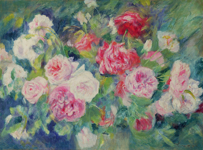 Roses, c.1885 (oil on canvas)