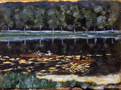 The Rowing Party, c.1905 (oil on canvas)