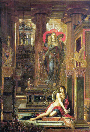Orestes and the Erinyes, 1891 (oil on canvas)