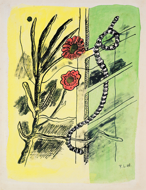 The Illuminations, 1948 (gouache on paper)