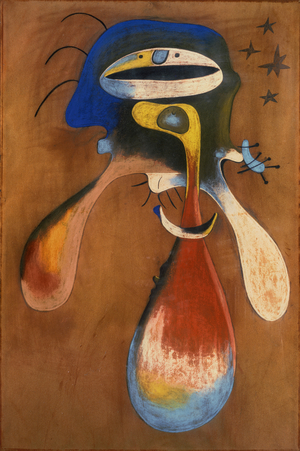 The Lovers, 1934 (pastel on paper)