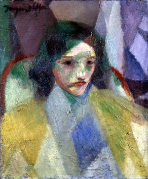 A Woman, 1913 (oil on canvas)