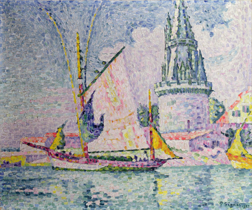 La Rochelle, the Quartermaster's Tower, 1927 (oil on canvas)