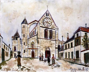 Church of St. Aigan, Chartres, 1937 (oil on canvas)