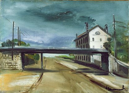 The Bridge (oil on canvas)