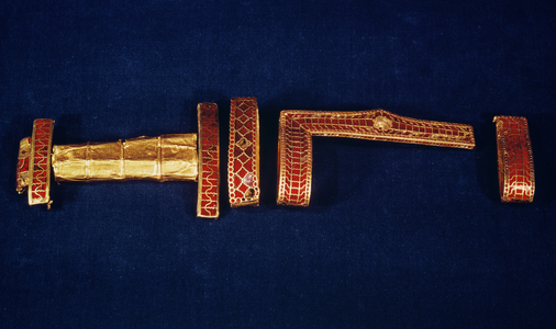 Sword ornaments from the Treasure of Childeric I (426-491) King of the Salian Franks (gold & garnet) (see also 161328, 673214 and 694817)