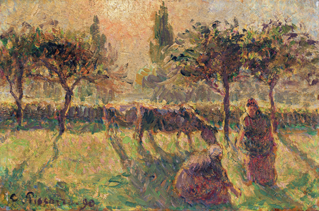 In the Fields, 1890 (oil on canvas)